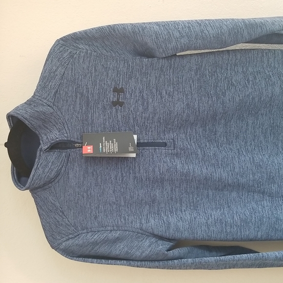 Under Armour Other - NWT Under Armour Coldgear 1/2 Zip Pullover Sweater Blue